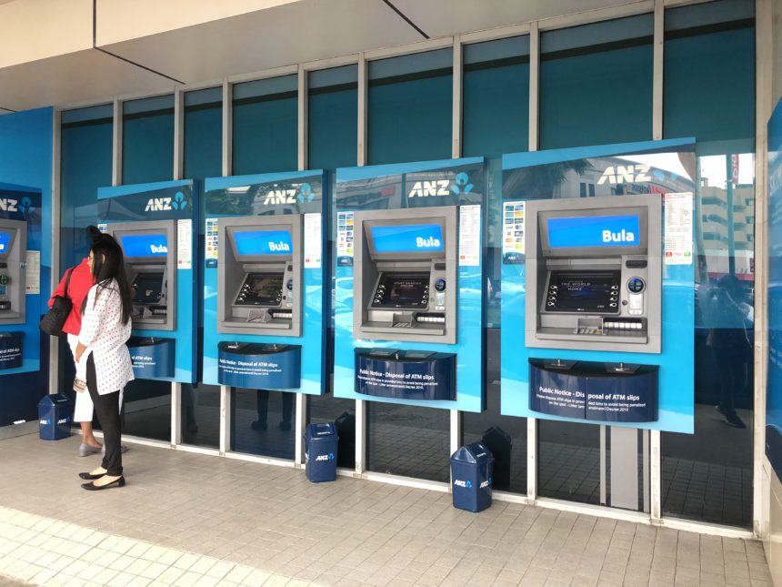 スバにあるANZのATM